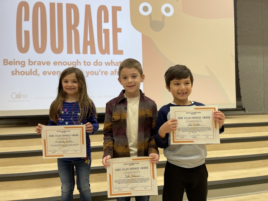 courage character ceremony